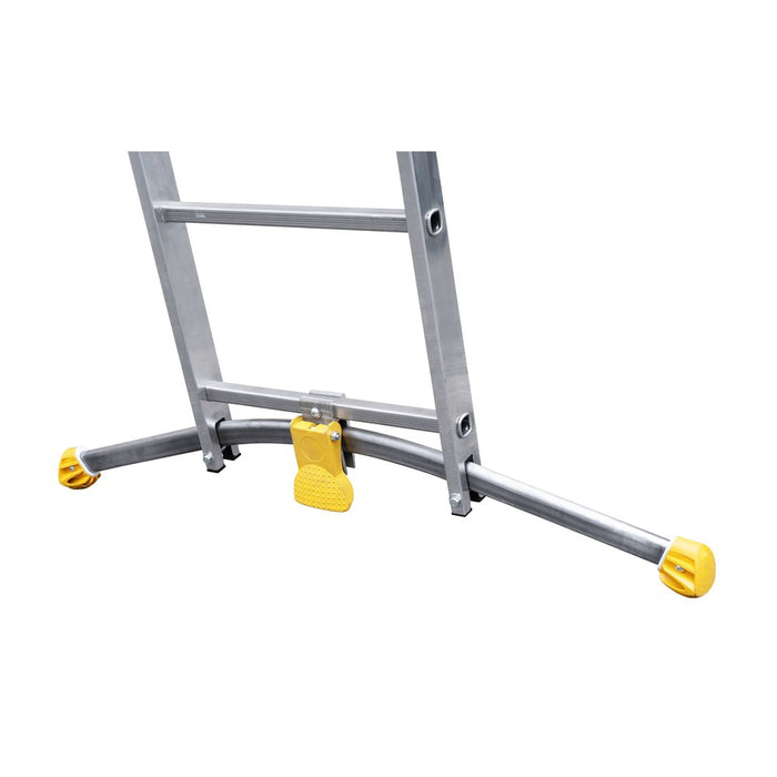 Hailo Escalera combinada de 2 tramos con estabilizador curvo HobbyLOT (2x9)