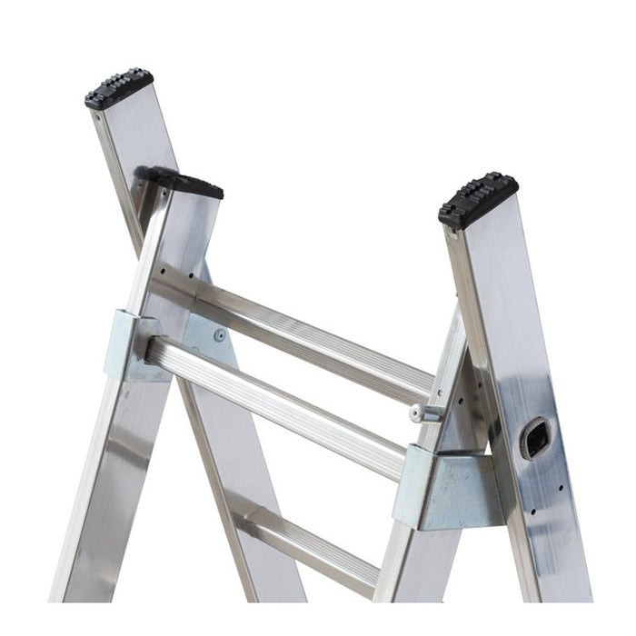 Hailo Escalera combinada de 2 tramos con estabilizador curvo HobbyLOT (2x11)