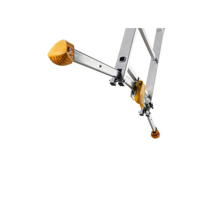 Hailo Escalera combinada de 2 tramos con estabilizador curvo HobbyLOT (2x11)