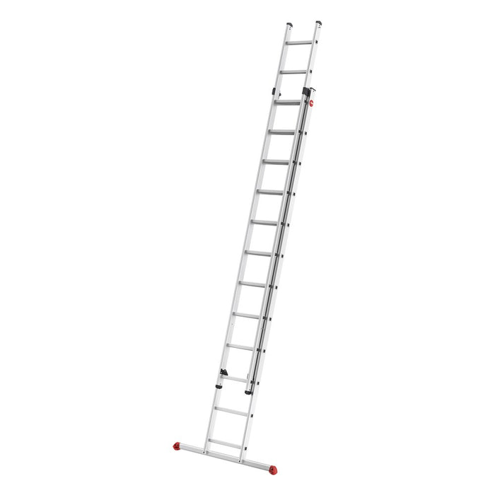 Hailo Escalera aluminio 2 tramos corredera ProfiStep Duo (2x12 peldaños)