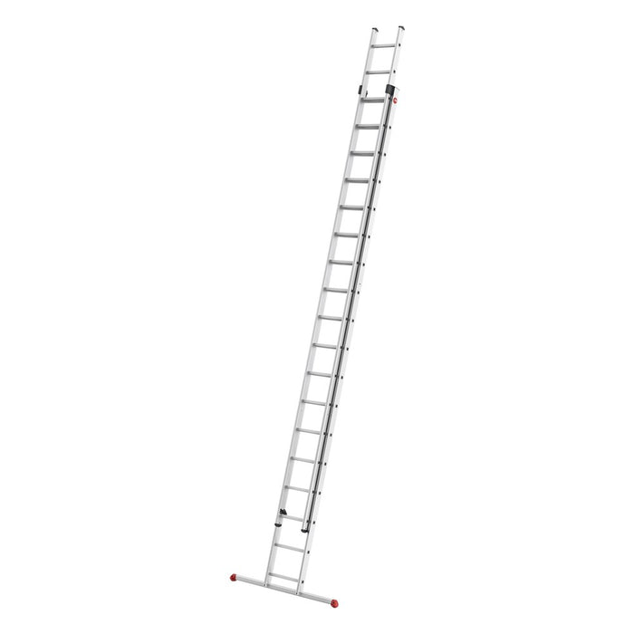 Hailo Escalera aluminio 2 tramos corredera ProfiStep Duo (2x18 peldaños)
