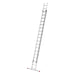 Hailo Escalera aluminio 2 tramos corredera ProfiStep Duo (2x18 peldaños)