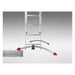 Hailo Escalera aluminio combinada 3 tramos con estabilizador curvo ProfiLOT Combi (2x9 + 1x8 peldaños)