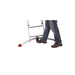 Hailo Escalera aluminio combinada 3 tramos con estabilizador curvo ProfiLOT Combi (2x9 + 1x8 peldaños)
