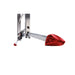 Hailo Escalera aluminio combinada 3 tramos con estabilizador curvo ProfiLOT Combi (2x9 + 1x8 peldaños)