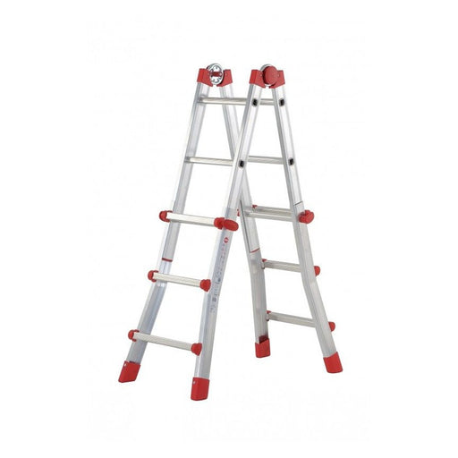 Hailo Escalera aluminio telescópica multiposición ProfiStep Multi (3+3 peldaños)