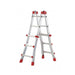 Hailo Escalera aluminio telescópica multiposición ProfiStep Multi (3+3 peldaños)
