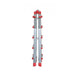Hailo Escalera aluminio telescópica multiposición ProfiStep Multi (3+3 peldaños)