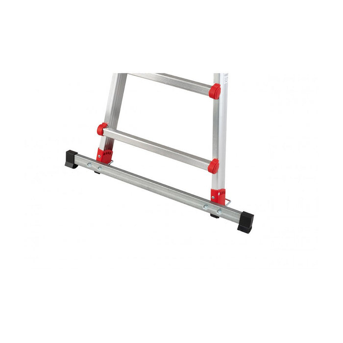 Hailo Escalera aluminio telescópica multiposición ProfiStep Multi (3+3 peldaños)
