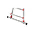Hailo Escalera aluminio telescópica multiposición ProfiStep Multi (3+3 peldaños)