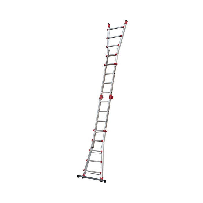 Hailo Escalera aluminio telescópica multiposición ProfiStep Multi (3+3 peldaños)