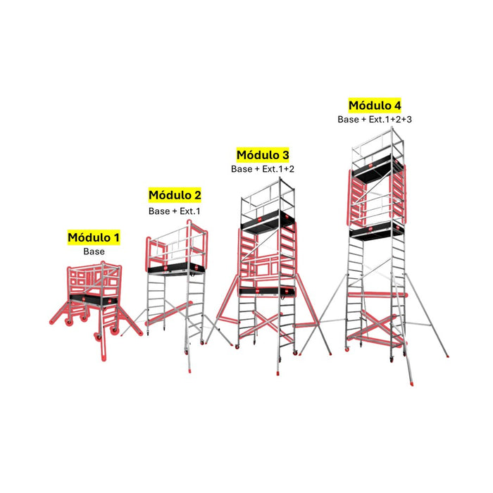 Hailo Extensión 2 de andamio Expert Pro (565 cm)