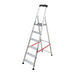 Hailo Escalera de tijera profesional Alu PRO (4 peldaños)