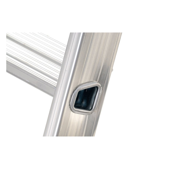 Hailo Escalera de tijera profesional Alu PRO (4 peldaños)