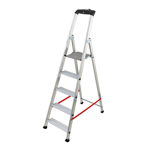 Hailo Escalera de tijera profesional Alu PRO (5 peldaños)