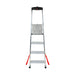 Hailo Escalera de tijera profesional Alu PRO (6 peldaños)