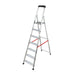 Hailo Escalera de tijera profesional Alu PRO (7 peldaños)