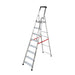 Hailo Escalera de tijera profesional Alu PRO (8 peldaños)