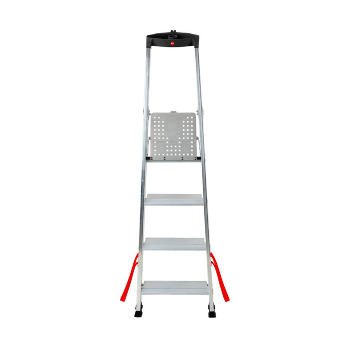 Hailo Escalera de tijera profesional Alu PRO (8 peldaños)