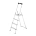 Hailo Escalera de tijera de aluminio L40 EasyClix (4 peldaños)