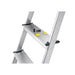 Hailo Escalera de tijera de aluminio L40 EasyClix (4 peldaños)