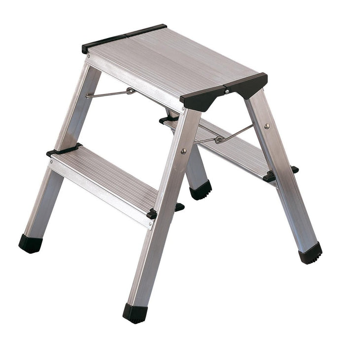 Hailo Taburete de aluminio D60 StandardLine (2x2 peldaños)