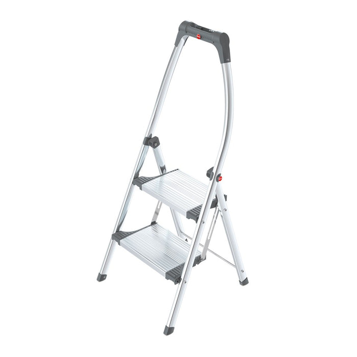 Hailo Mini escalera de aluminio LivinStep Plus (2 peldaños)