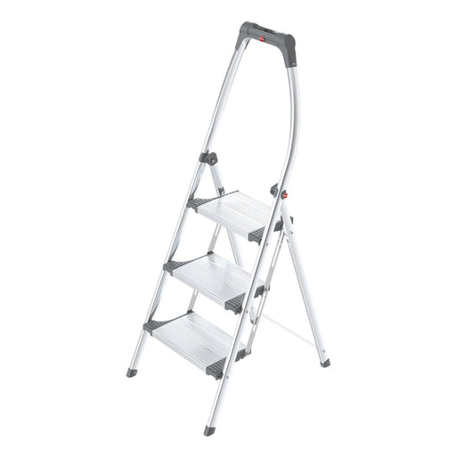 Hailo Mini escalera de aluminio LivinStep Plus (3 peldaños)