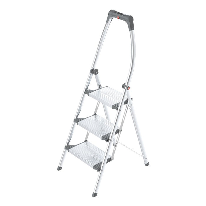 Hailo Mini escalera de aluminio LivinStep Plus (3 peldaños)