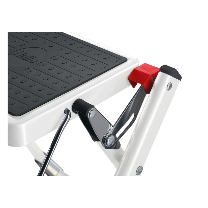 Hailo Taburete de acero MK60 StandardLine Blanco (2 peldaños)