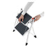 Hailo Taburete de acero MK60 StandardLine Blanco (2 peldaños)