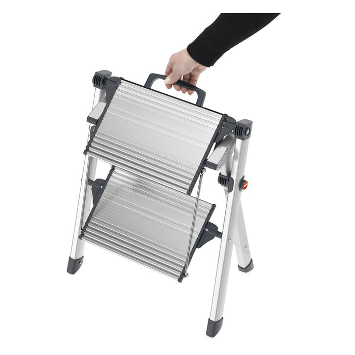 Hailo Taburete aluminio MK80 ComfortLine (2 peldaños)