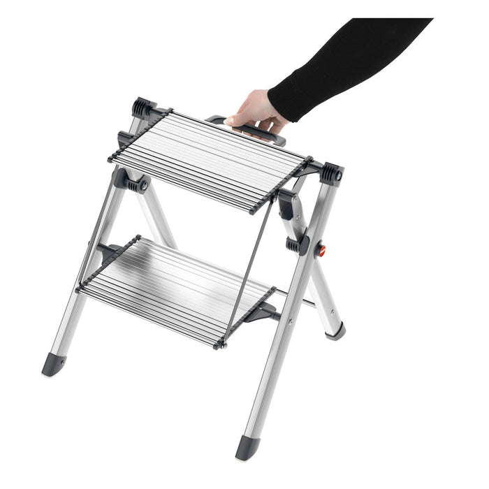 Hailo Taburete aluminio MK80 ComfortLine (2 peldaños)