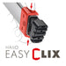Hailo Escalera tijera aluminio L60 EasyClix FR (3 peldaños) R