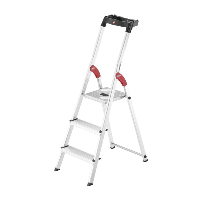 Hailo Escalera tijera aluminio L60 EasyClix FR (3 peldaños) R