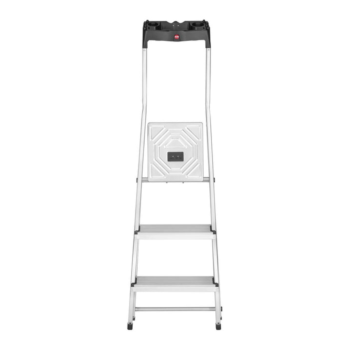 Hailo Escalera tijera aluminio L60 EasyClix FR (4 peldaños) R