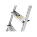 Hailo Escalera tijera aluminio L60 EasyClix FR (4 peldaños) R