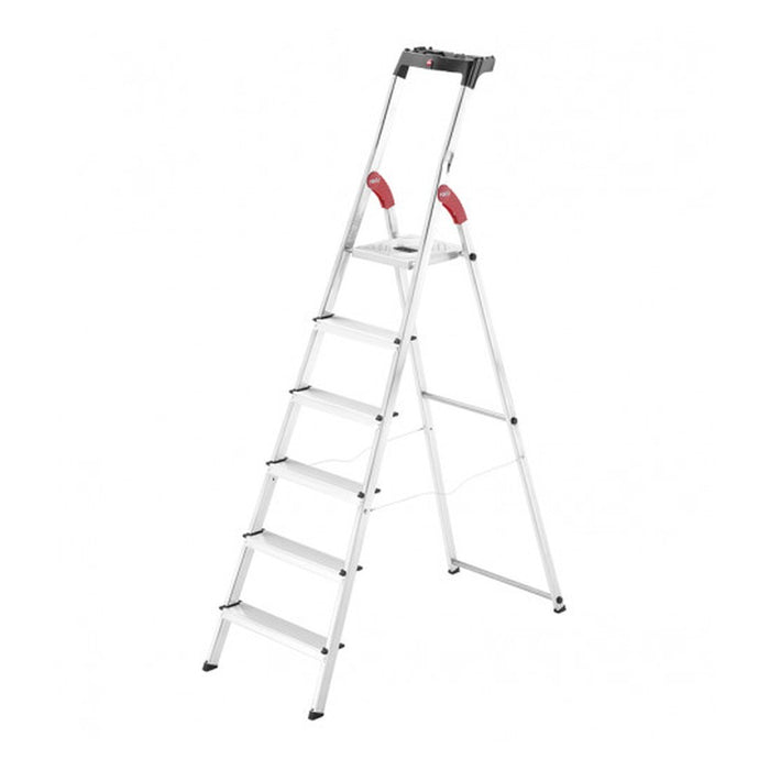 Hailo Escalera tijera aluminio L60 EasyClix FR (6 peldaños) R