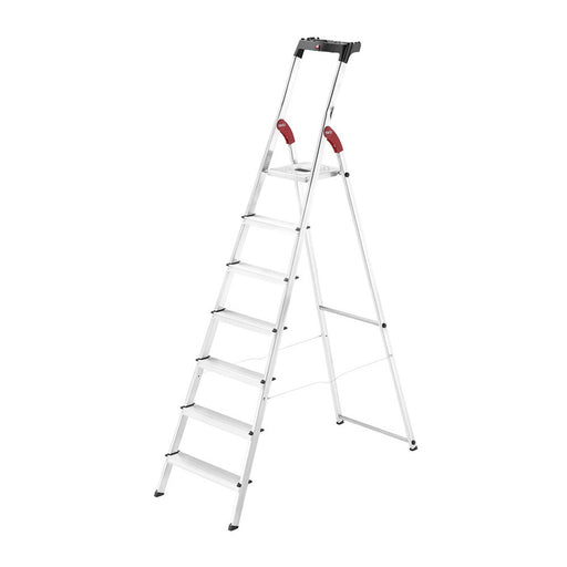 Hailo Escalera tijera aluminio L60 EasyClix FR (7 peldaños) R