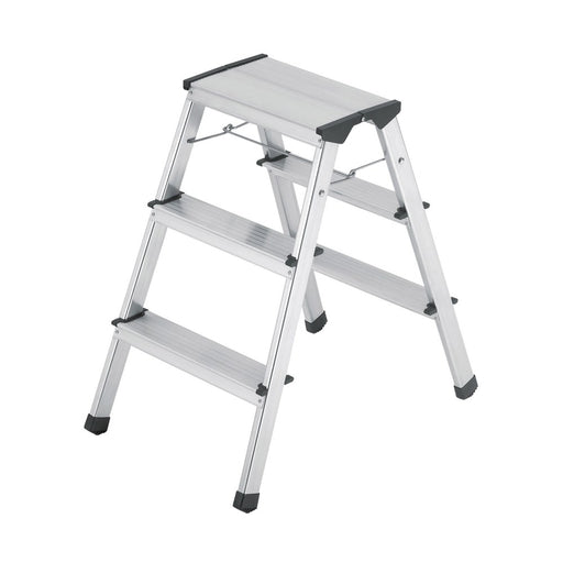 Hailo Taburete de aluminio D60 StandardLine (2x3 peldaños)