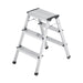 Hailo Taburete de aluminio D60 StandardLine (2x3 peldaños)