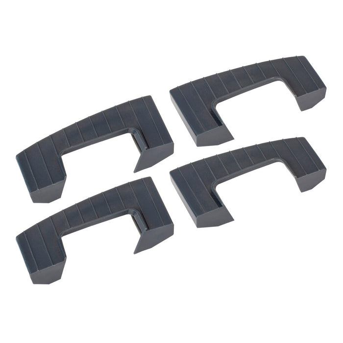 Hailo Juego de 4 protectores de peldaño para taburete D60 StandardLine