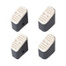 Hailo Juego de 4 protectores de peldaño para taburete D60 StandardLine