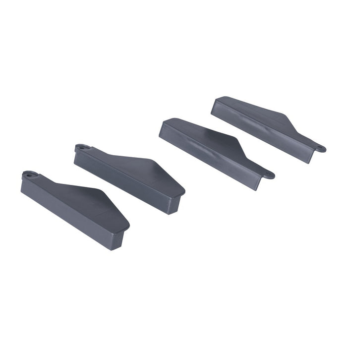 Hailo Juego de 4 extremos de peldaño para taburetes D60 StandardLine