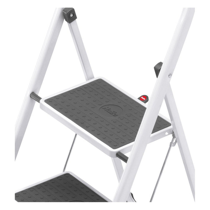 Hailo Taburete de acero Safety (2 peldaños)