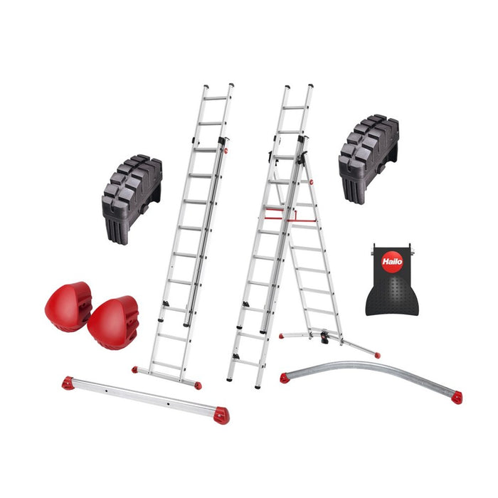 Hailo Estabilizador recto de 105 cm para escaleras ProfiStep de 2 tramos