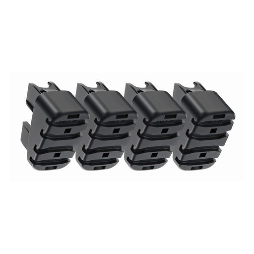 Hailo Juego de 4 pies estándar de escaleras de tijera EasyClix (XXL y L40)