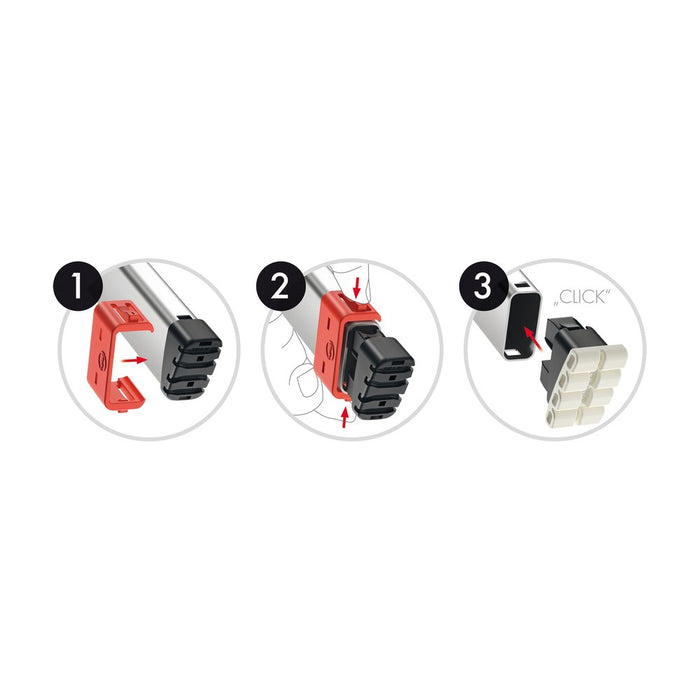 Hailo Juego de 4 tacos EasyClix Living (Hogar) tamaño L