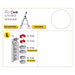 Hailo Juego de 4 tacos EasyClix Living (Hogar) tamaño L