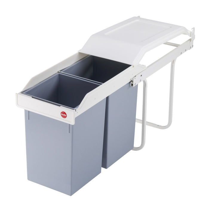 Hailo Cubo de reciclaje integrable Multi-Box duo L de 2x14 litros